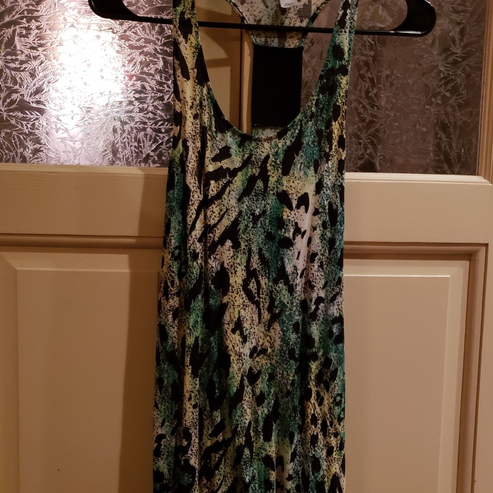 Green Leopard Print Tank